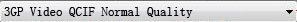 Step2:Convert QuickTime to 3GP